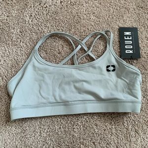 Rouen Activewear Cross-Back Sports Bra - NWT